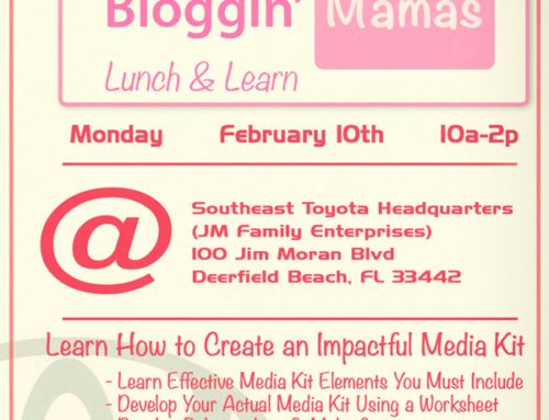Bloggin’ Mamas Lunch & Learn