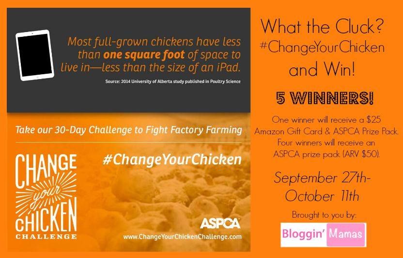 What the Cluck? Change Your Chicken and Win! Ends 10-11-15. US 18+ 