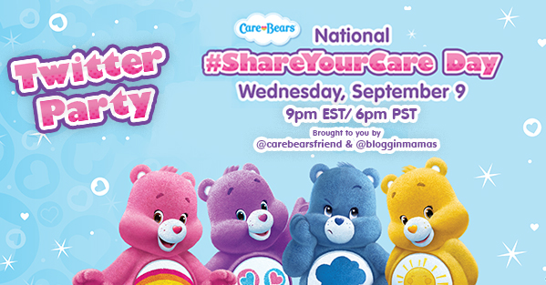 Care Bears Share Your Care Twitter Party 9-9-15 at 9pm EST