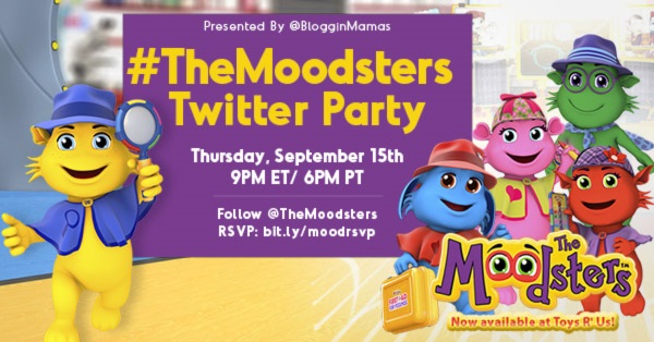 The Moodsters Twitter Party 9-15-16 at 9p ET RSVP: bit.ly/moodrsvp